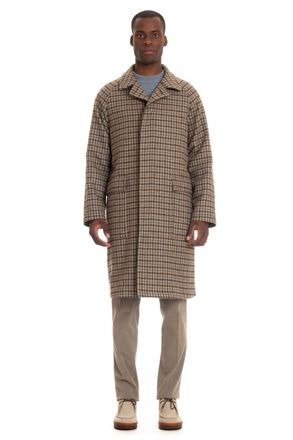 Tagliatore Houndstooth Coat Model Loyd