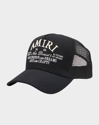 Amiri Mens Arts District Trucker Hat