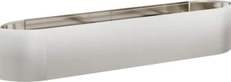 vidaXL Cama De Jard&iacute;n Elevada Acero Inoxidable 220 X 40 X 40 Cm Acero Vidaxl