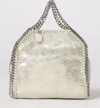 Stella McCartney Borsa Micro Tote Falabella Stella McCartney in camoscio sintetico laminato crackl&egrave;