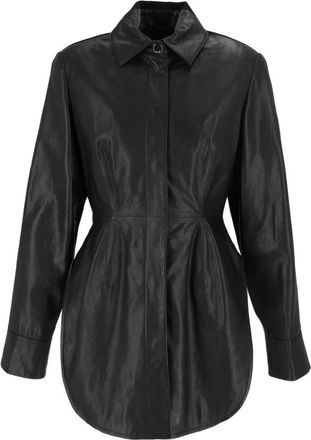 Sportmax Chaqueta de piel Coccole - Dresses - Mujer - Negro - S