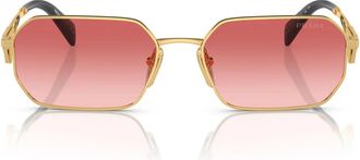 Prada Sunglasses Pra51 S 5 Ak40 C Gold/Red Gradient Unisex