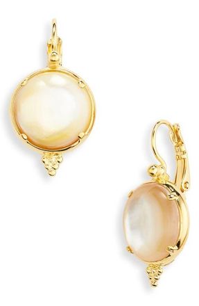 Gas Bijoux Serti Drop Earrings in Grey at Nordstrom