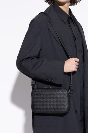 Bottega Veneta Shoulder Bag, Mens, Black