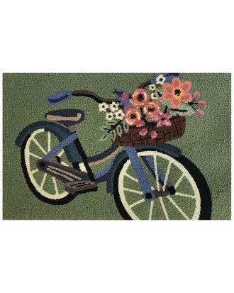 The Rug Market Blossom Bike Indoor/Outdoor Doormat