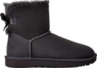UGG Mini Bailey Bow II Obsidian 1016501-OBS Womens