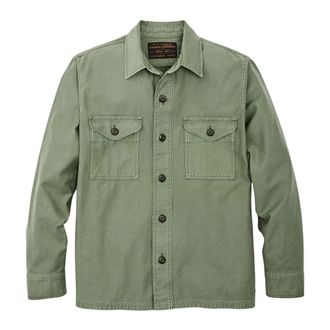 Filson Veelzijdige Field Jac-Shirt - Heren - Zomerjassen - Groen - L - Leer - Jassen