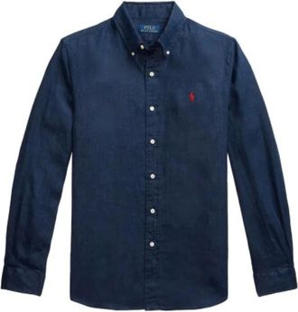 Ralph Lauren Overhemden, Heren, Blauw, L, Casual Shirt