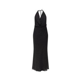 Rotate ROTATE Birger Christensen, Party Dresses, female, Black, Size: XS Off-shoulder Dress