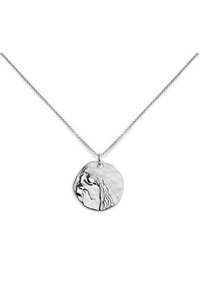 Monica Vinader Zodiac Charm Pendant Necklace in Silver Aquarius at Nordstrom