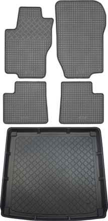 OEM Juego De Alfombrillas De Goma Para Coche Y Maletero Para Mercedes Clase M W164 Suv (5 Puertas) De Agosto De 2005 A 2011