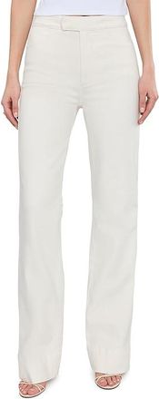 Paige Stevie Boot Trouser Jolene Pockets in Tonal Ecru Womens Jeans Tonal Ecru : 31 34.5, Cotton/Denim/Spandex