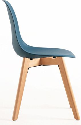 Regalos Miguel Packs Sillas Comedor - Pack 4 Sillas Kelen - Azul Petr&oacute;leo