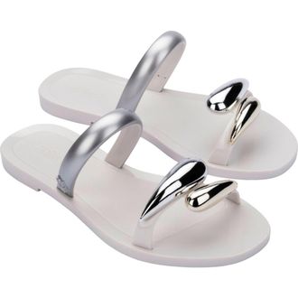 Melissa Eden Slide Sandal in White at Nordstrom, Size 10