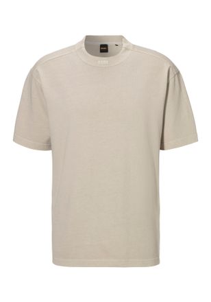 Boss Orange by Hugo Boss T-Shirt BOSS ORANGE Te Dye, Herren, Gr. XXL, beige (light beige271), Single Jersey, Obermaterial: 100% Baumwolle, unifarben, relaxed fit normal, Rundh