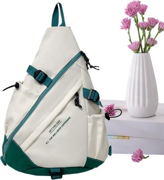 Generic Travel Sling Bag - 35x20cm Fashionable, Sporty Chest Sling Backpack, High Capacity Storage, Ergonomic Design, Lightweight Travel Bag, Multi-Compartmen