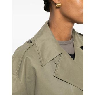 The Nina Studio Milit Trench Coat - Green