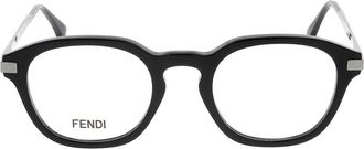 Fendi Stijlvolle zonnebril met uniek ontwerp - unisex - Brillen - Zwart - ONE Size - Accessoires