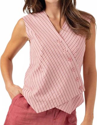 Sundays Womens Nori Vest In Pink