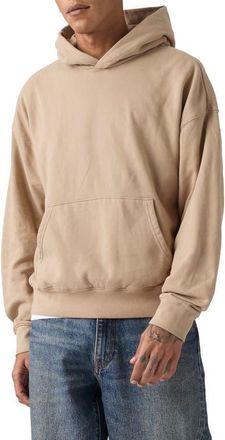 Levi's Soft Crop Cotton Blend Hoodie in White Pepper White Pepper at Nordstrom, Size Xx-Large