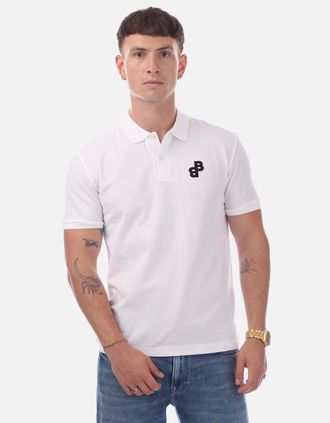HUGO BOSS Mens Parlay 191 Polo Shirt - White - Size: 40