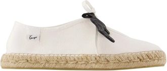 Kenzo Espadrilles in Canvas - female - Kenzo - Espadrilles - White - 7 UK - Shoes