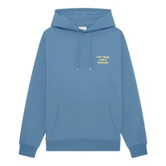 Dr&ocirc;le de Monsieur Hoodies, male, Blue, Size: XL Slogan Hoodie
