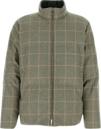 Thom Browne 4 Bar Reversible Down Jacket - Heren - Winterjassen - Groen - M - Jassen