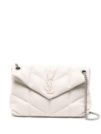 Saint Laurent small Puffer shoulder bag - Neutrals