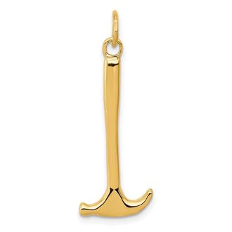 Diamond2Deal 10k Yellow Gold Hammer Charm