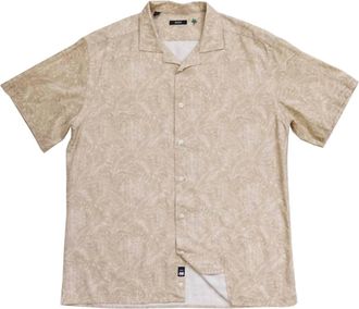 Benson Mens Malibu Button Up Shirt In Beige