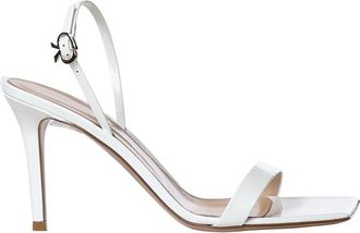 Gianvito Rossi High Heel Sandalen - Dames - Sandalen met hakken - Wit - 38 EU - Schoenen