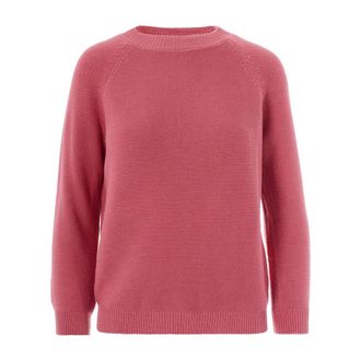 Max Mara Round-neck Knitwear, female, Pink, Size: L Round-neck Knitwear