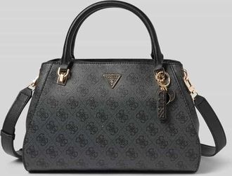 Guess Handtasche mit Logo-Muster Modell ECO NOELLE II in Anthrazit, Gr&ouml;&szlig;e 1