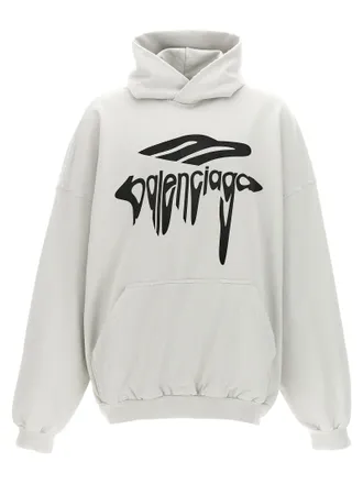 Balenciaga Womens 3B Liquefied Hoodie