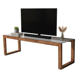 Dmora Dmora - Mueble De Televisi&oacute;n Astrea, Aparador De Sal&oacute;n, Mueble Bajo Para Tv, Base De Pared Equipada, 130x40h40 Cm, Roble, Con Embalaje Reforzado
