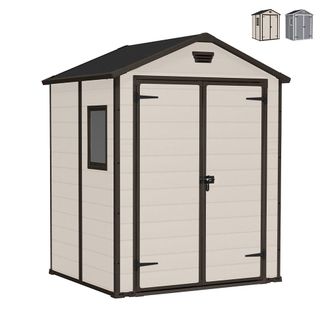 Keter Caseta De Jard&iacute;n De Resina Keter Manor 6x5 Beige
