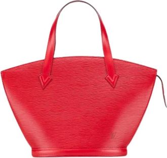 Louis Vuitton Pre-owned Handbags, female, Red, Size: ONE SIZE Pre-owned Vintage Leather Handbag