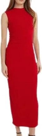 Marella Midi Jurken - Dames - Casual kleedjes - Rood - M - Kleedjes