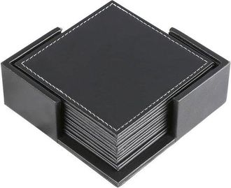 No Brand Juego De Posavasos De Cuero: Posavasos Bonitos, Antideslizantes Y Resistentes Al Calor Posavasos Creativos De Pu Para Tazas De T&eacute;