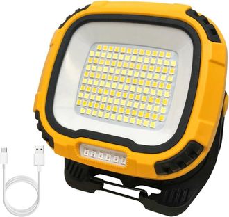 OEM Luz De Trabajo Led Recargable De 40 W, Foco Cob Superbrillante De 4200 Lm Con Soporte Magn&eacute;tico, Luz De Seguridad Alimentada Por Bater&iacute;a Usb, Luz Exte