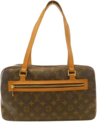Louis Vuitton Pre-owned Shoulder Bags, female, Brown, Size: ONE SIZE Pre-owned Cite GM Shoulder Bag