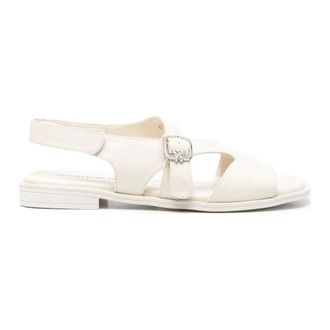 Sergio Moretti Schoenen, Dames, Wit, 38 EU, Sandalen met open neus