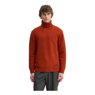 A.P.C. A.p.c., Uomo, Maglie, Arancione, S, new