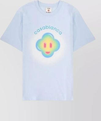 Casablanca graphic print crew neck short sleeve t-shirt