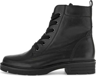 Gabor Schoenen, Dames, Zwart, 37 1/2 EU, Leer, Enkellaars met veters