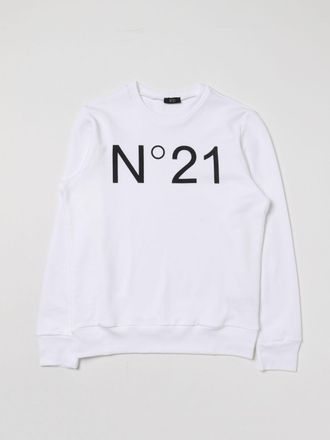 N&deg;21 Felpa a girocollo in cotone con logo N&deg; 21
