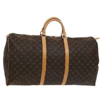 Louis Vuitton Tweedehands Canvas Louis Vuitton tassen - Dames - Pre-owned - Bruin - Maat: ONE Size Leer
