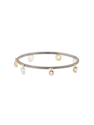 Dalila Barkache Bracciale rigido in oro 18kt con zaffiri - Grigio