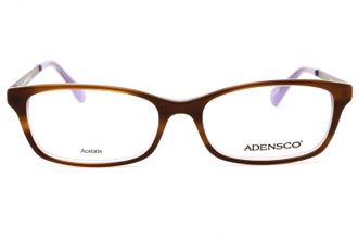 ADENSCO Ad2130MMH00 Havana Lilac Acetate Eyeglasses - Brown